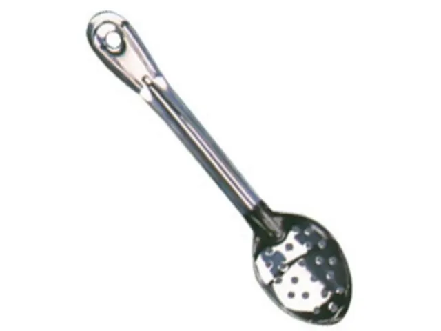 RVS Geperforeerde Serveerlepe l 33cm per stuk