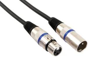 XLR-Kabel - XLR Mannelijk Naar XLR Vrouwelijk - 6m - Zwart - 1