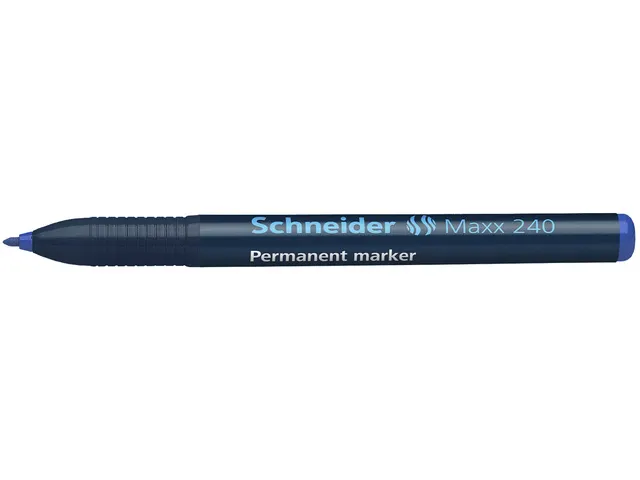 Marker Schneider Maxx 240 permanent ronde punt blauw
