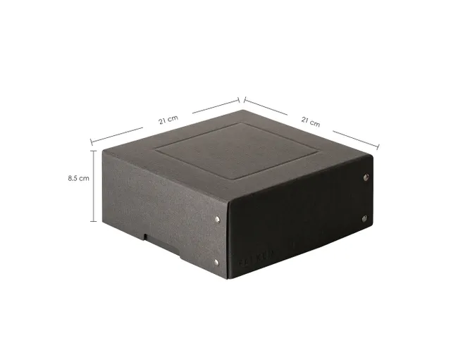 PureBox Black 200x200 85mm