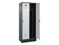 locker voor scheiding van kleding,HxBxD 1950x800x500mm,2vak