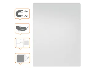 Whiteboard Nobo frameloos modulair magnetisch 60x45cm - 3