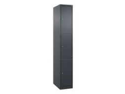 lockerkast,HxBxD 1850x300x500mm,1x3vakken,vak B 300mm,cil.-slot