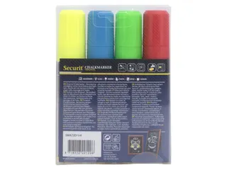 Krijtstift Securit Sma-720 Blok Assorti 7-15mm Blister à 4st - 11