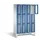lockerkast 1850x1190x500mm 4x3 vakken Cilinderslot Poten, RAL5010