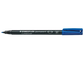 Viltstift Staedtler OHP Lumocolor 317 Medium 1.0mm Blauw - 1