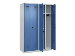 locker voor scheiding van kleding,HxBxD 1850x1200x500mm,4vak