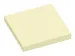 Bloc-mémos 75x75mm jaune bloc de 100 feuillets