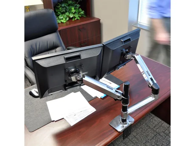 Monitorarm Lx Duo Vertical 2 schermen 24 Inch