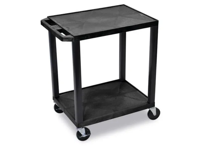 Kunststof Wagen 150kg 840x 680x 460mm 2 Etages Legborden