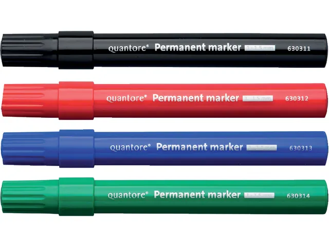 Quantore Permanent marker rond 1-1.5mm Blauw