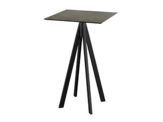 statafel,HxBxD 1090x700x700mm,rechthoekig,4voeten zwart - 1