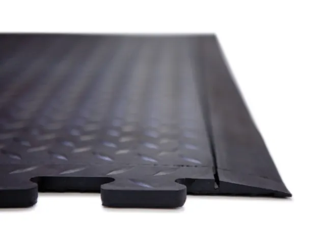 werkplek-vloerbedekking,kliksysteem,HxLxB 13x710x780mm,rubber