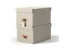 Boîte de rangement Leitz Puro avec couvercle 17L beige set 2 pièces
