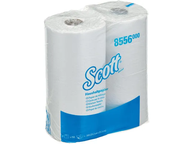 Comfort keukenrol 2-laags 150 vellen wit pak 2 rollen