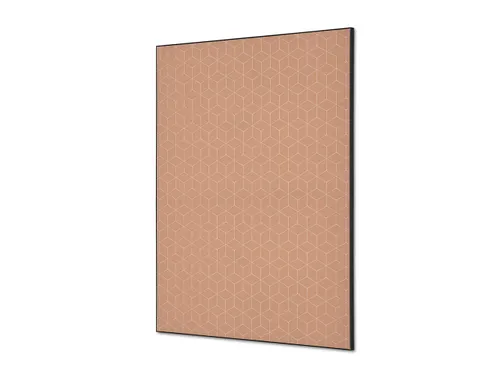 Wanddecoratie Textiel Set A1 Hexagon Beige