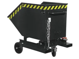 Kiepwagen voor spaanders,HxLxB 1090x1320x900mm,0,4m³,draagverm. 300kg - 1