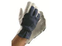 Handschoen Tropic, Maat 8 Geitenleder Blauw Grijs