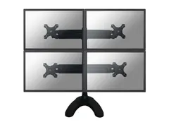 Bureausteun Neomounts Ad 700 dd 4 19 - 27 Inch Zwart 4 Schermen