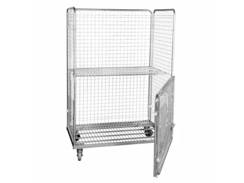 rolcontainer,draagverm. 600kg,HxLxB 1820x800x1200mm,4draadgaaswanden