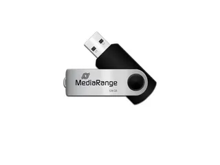 Mediarange Flexi Flash Drive 128Gb 15Mb/S Usb 2.0 Black-Silver - 2