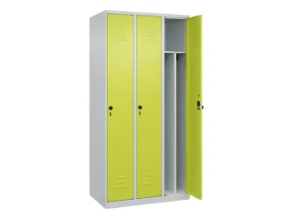 locker voor scheiding van kleding,HxBxD 1850x900x500mm,3vak - 2