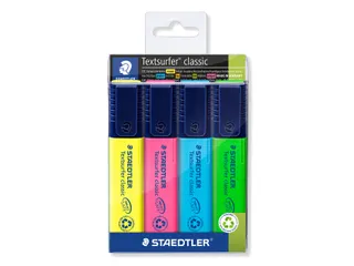 Markeerstift Staedtler 364 Textsurfer assorti 4 stuks - 1