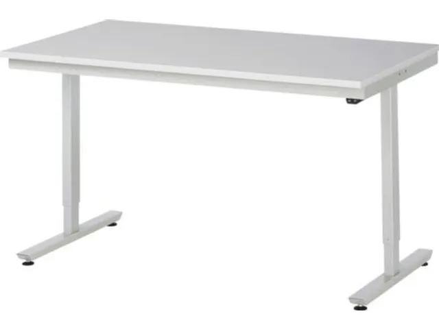 Werkbank elektrisch hoogte verstelbaar 720-1120x1500x800mm wit RAL7035