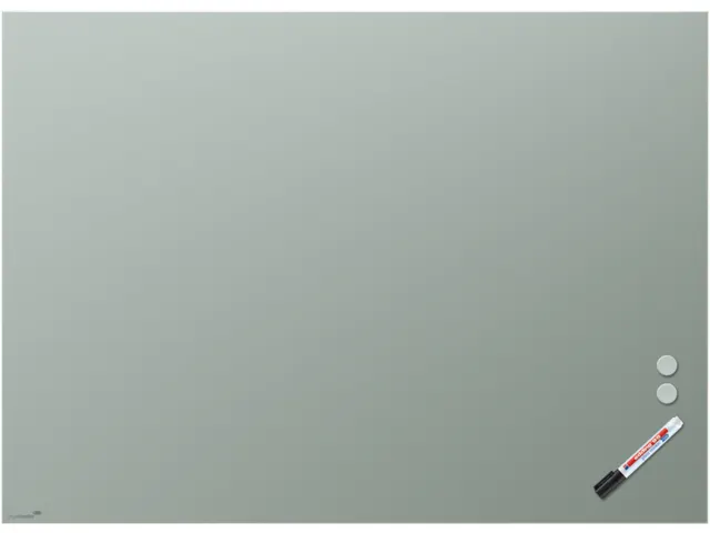 Mat Glasbord 90x120cm Sage Green rechte hoeken