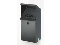 Wandasbak 3.7 liter Hxbxd 410x180x140mm Antiek-Zilverkleurig Staal