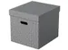 Esselte Home Kubus Opbergdoos Grijs 320x315x365mm Set van 3