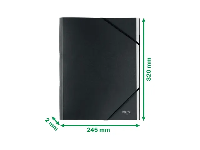Sorteermap Leitz Recycle 6 tabs karton zwart