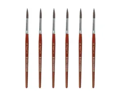 Penseel Kangaro Serie 120 rond Nr. 12 geitenhaar doos 6 stuks