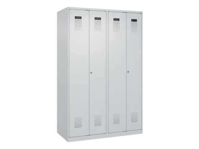 locker voor scheiding van kleding,HxBxD 1850x1200x500mm,4vak