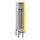 locker met bank,voor scheiding van kleding,HxBxD 2120x300x815mm,1vak
