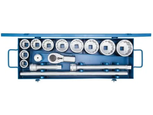 GEDORE D 21 EMU-10 Dopsleutelset 1 inch 15-delig UD profiel 36-80mm