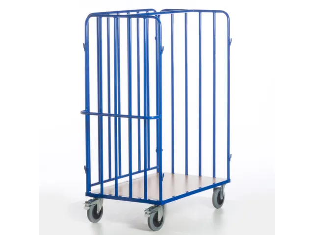 chariot de transport de colis,force 600kg,plateau Lxl 1200x770mm