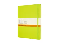 Notitieboek Moleskine XL 190x250mm lijn hard cover lemon green