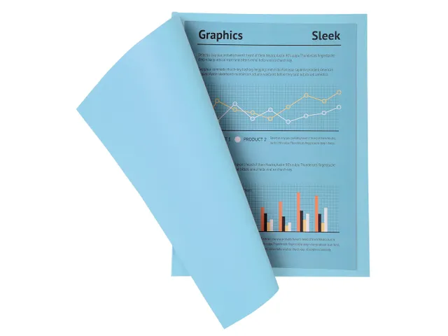 100 Dossiermappen SUPER 250 24x32cm Lichtblauw