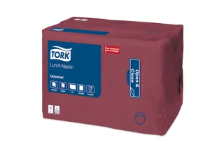Tork 509306 Lunchservet Universal Bordeaux 32,5x32,5cm - 1