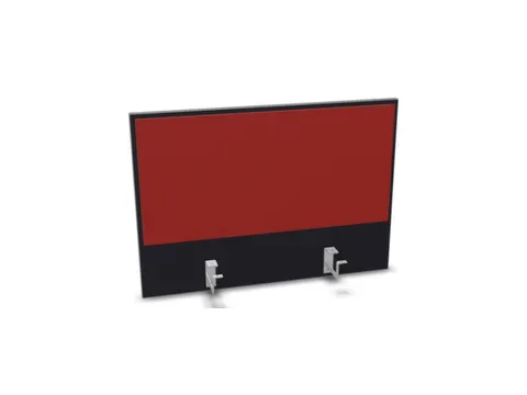 opzetpaneel,v. bureau,aanbouw achter,B 800mm,CC-zwart,BN4011-rood