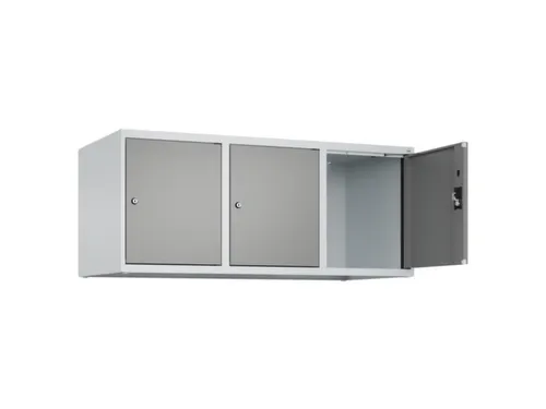 opzetkast,v. locker,3vak.,vak B 400mm,HxBxD 500x1200x500mm