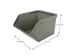 Sigma Home sorteer unit 45L donkergroen - 49,3x38,8x29,8cm