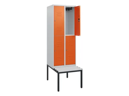 Dubbeldekse dekenkist,HxBxD 1950x600x815mm,2x2vak.,vak B 300mm