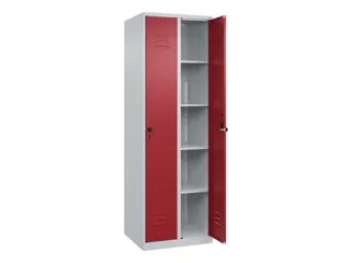 wasgoedverdeelkast,HxBxD 1850x600x500mm,vak B 300mm,draaigrendel - 2
