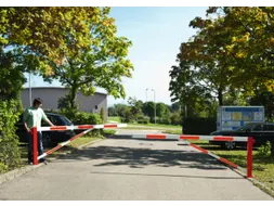 Draaibare Slagboom 2-Delig Lichte Breedte 2x 1.05m Zwenkbaar