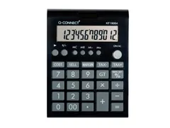 Q-CONNECT bureaurekenmachine KF19064 12 cijfers Zwart