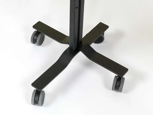 Verrijdbaar Workboard 120x75cm emaille zwart profiel