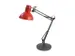 bureaulamp Architect rood/ grijs 7 W verstelbare dubbele arm