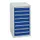 ladekast HxBxD 900x500x500mm 8laden vergrendeling RAL7035 RAL5010